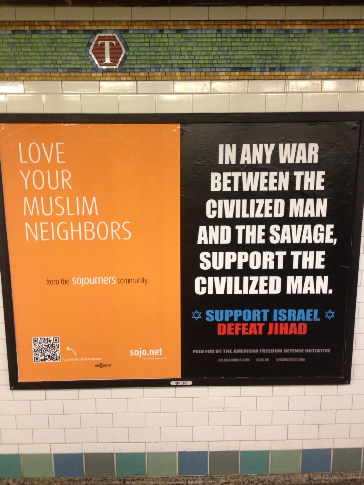 Ads in NYC subway